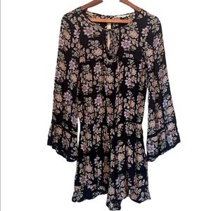 American Eagle Outfitters Floral Print Shorts Romper